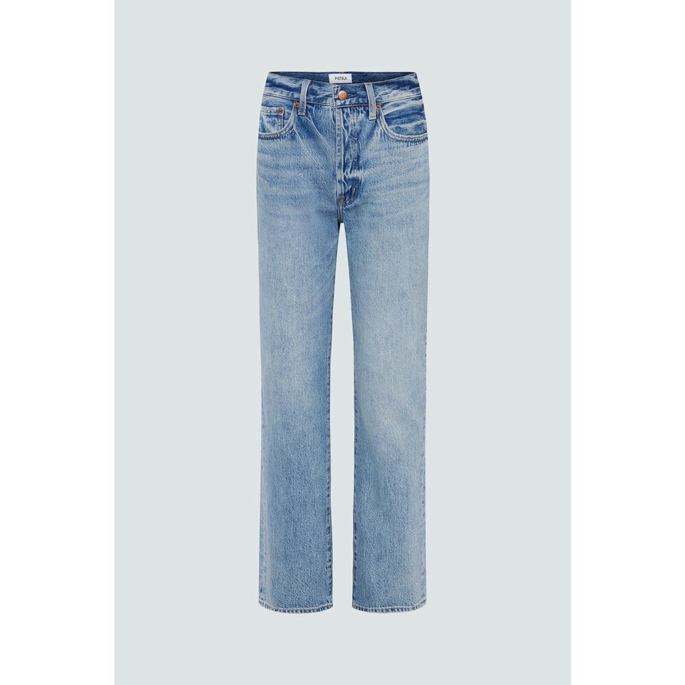 Pistola Cassie Super High Rise Straight Jeans Bramble Wash Size 29